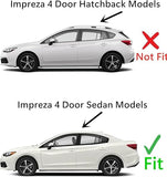Driver Left Side Rear Door Window Door Glass Compatible with Subaru Impreza 4 Door Sedan 2017-2023 Models
