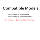 Driver Left Side Front Door Window Door Glass Compatible with Ford Focus 2012-2018 Models (Not For Focus Rally Sport)