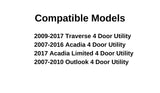 Driver Left Side Front Door Window Door Glass Compatible with GMC Acadia/Saturn Outlook 2007-2016 Models /Acaida Limited 2017 Models