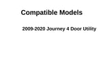 Driver Left Side Front Door Window Door Glass Compatible with Dodge Journey 2009-2020 Models
