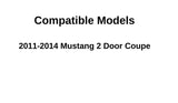 Heated High Amp Back Window Back Glass Compatible with Ford Mustang 2011-2014 2 Door Coupe Models
