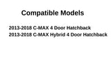 Driver Left Side Front Door Window Door Glass Compatible with Ford C-MAX 2013-2018 Models