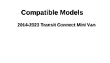 Heated Back Window Back Glass Driver Left Side Compatible with Ford Transit Connect 2014-2022 Models