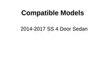 Passenger Right Side Rear Door Window Door Glass Compatible with Chevrolet SS 2014-2017 US Models Only