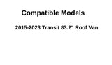 Driver Left Side Front Door Window Door Glass Compatible with Ford Transit 83.2" Low-Roof Van 2015-2022 Models