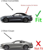 Heated Back Window Back Glass Compatible with Ford Mustang 2015-2022 2 Door Convertible Models