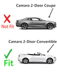 Tempered Passenger Right Side Quarter Window Quarter Glass Compatible with Chevrolet Camaro 2 Door Convertible 2016-2022 Models (Not For Coupe Models)