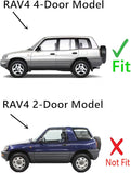 Driver Left Side Front Door Window Door Glass Compatible with Toyota RAV4 4 Door SUV 1996-2000 Models