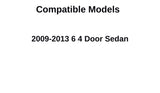 Passenger Right Side Front Door Window Door Glass Compatible with Mazda 6 2009-2013 Models