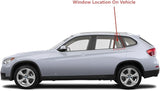 Glass Only Tempered Driver Left Side Rear Vent Window Vent Glass Compatible with BMW X1 2011-2015 Models