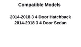 Driver Left Side Front Door Window Door Glass Compatible with Mazda 3 2014-2018 Models