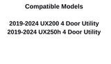 Passenger Right Side Front Door Window Door Glass Compatible with Lexus UX200 / UX250h 2019-2024 Models