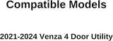 Driver Left Side Front Door Window Door Glass Compatible with Toyota Venza 2021-2024 Models