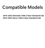 Driver Left Side Door Window Door Glass Compatible with Chevrolet Silverado/GMC Sierra 1500 2 Door Standard Cab 2019-2025 Models