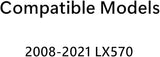 Laminated Passenger Right Side Front Door Window Door Glass Compatible with Lexus LX570 2008-2021 Models