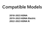 Factory Privacy Tinted Driver Left Side Rear Door Window Door Glass Compatible with Hyundai KONA / KONA Electric / KONA N 2018-2023 Models