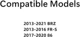 Driver Left Side Door Window Door Glass Compatible with Subaru BRZ 2013-2021 / Scion FR-S 2013-2016 / Toyota 86 2017-2020 2-Door Coupe Models