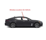 Laminated Passenger Right Side Front Door Window Glass Compatible with Kia Stinger 2018-2023 Models
