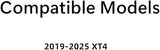 Passenger Right Side Rear Door Window Door Glass Compatible with Cadillac XT4 2019-2025 Models
