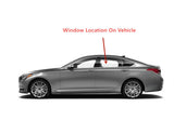 Laminated Driver Left Side Rear Door Window Door Glass Compatible with Hyundai Genesis 4-Door Sedan 2015-2016 Models