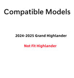 Tempered Passenger Right Side Front Door Window Door Glass Compatible with Toyota Grand Highlander 2024-2025 Models (Not For Highlander)