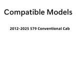 Driver Left Side Front Door Window Door Glass Compatible with Peterbilt 579 2012-2025 Models