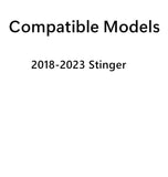 Laminated Passenger Right Side Front Door Window Glass Compatible with Kia Stinger 2018-2023 Models