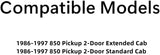 Privacy Stationary Rear Window Back Glass Compatible with Nissan 850 Pickup 1986-1997 Models