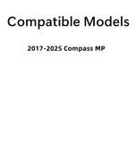 Passenger Right Side Quarter Window Quarter Glass Compatible with Jeep Compass MP 2017-2025 Models