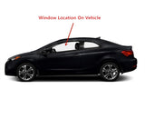 Tempered Driver Left Side Door Window Door Glass Compatible with Kia Forte Koup 2-Door Coupe 2014-2017 Models