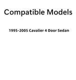 Passenger Right Rear Door Window Door Glass Compatible with Pontiac Sunfire 4 Door Sedan 1995-2002 Models