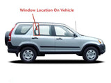 Clear Tempered Passenger Right Side Rear Vent Window Vent Glass Compatible with Honda CR-V 2002-2006 Models