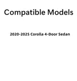 Driver Left Side Rear Door Window Door Glass Compatible with Toyota Corolla 4 Door Sedan 2020-2025 Models