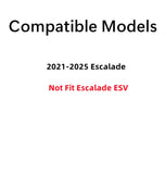 With Sensor Style Tempered Passenger Right Side Quarter Window Quarter Glass Compatible with Cadillac Escalade 2021-2025 Models ( Not For Escalade ESV)