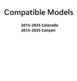 Stationary Back Window Back Glass Compatible with Chevrolet Colorado/GMC Canyon 2015-2025