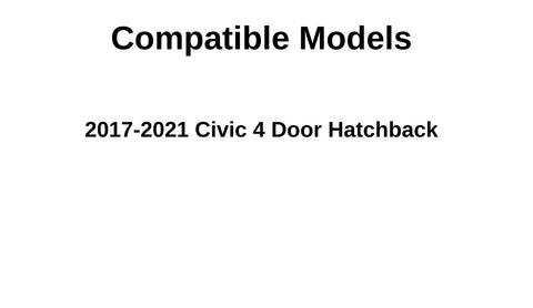 Driver Left Side Front Door Window Door Glass Compatible with Honda Civic 2016-2021 / Insight 2019-2022 4 Door Sedan Models