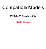 With Sensor Style Tempered Passenger Right Side Quarter Window Quarter Glass Compatible with Cadillac Escalade ESV 2021-2025 Models ( Not For Escalade )