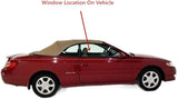 Driver Left Side Door Window Door Glass Compatible with Toyota Solara 1999-2003 Models