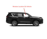 Laminated Passenger Right Side Front Door Window Door Glass Compatible with Lexus LX600 2022-2024 Models