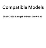Tempered Driver Left Side Rear Door Window Door Glass Compatible with Ford Ranger Pickup 2024-2025 Models