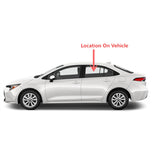 Driver Left Side Rear Door Window Door Glass Compatible with Toyota Corolla 4 Door Sedan 2020-2025 Models