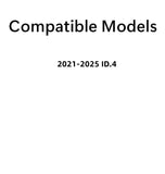 Tempered Driver Left Side Rear Door Window Door Glass Compatible with Volkswagen ID.4 2021-2025 Models