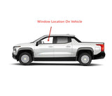 Tempered Driver Left Side Front Door Window Door Glass Compatible with Chevrolet Silverado EV 2024-2025 Models (Only For Electric Vehicles)