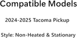 Non-Heated Privacy Stationary Rear Window Back Glass Compatible with Toyota Tacoma 2024-2025 Pickup