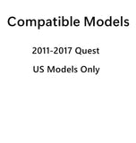 Heated Rear Back Tailgate Window Back Glass Compatible with Nissan Quest 2011-2017 US Model Only