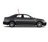 Tempered Passenger Right Side Rear Door Window Door Glass Compatible with Cadillac STS 2005-2011 Models