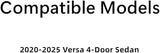 Driver Left Side Rear Door Window Door Glass Compatible with Nissan Versa 2020-2025 Models