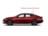 Tempered Driver Left Side Quarter Window Quarter Glass Compatible with Hyundai Sonata 2020-2025 Models