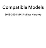 Tempered Driver Left Side Door Window Door Glass Compatible with Mazda MX-5 Miata Hardtop 2016-2024 Models