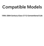 Front Door Window Door Glass Compatible with Freightliner Century Class C120 1996-2016 With Vent Models